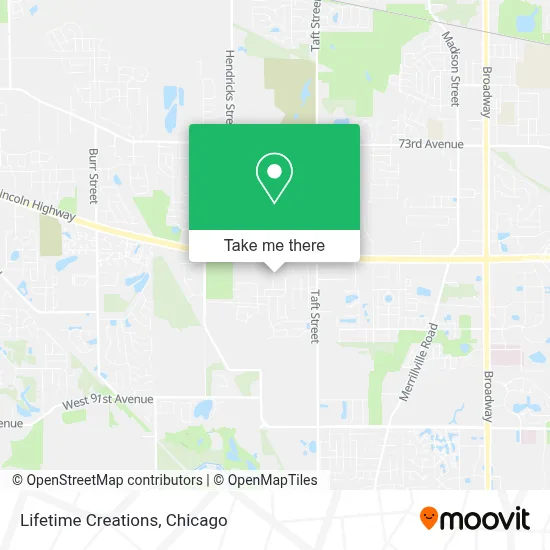 Lifetime Creations map