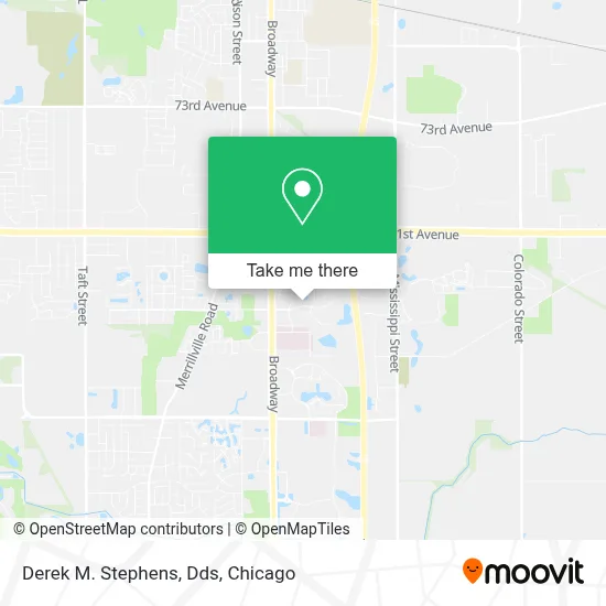 Derek M. Stephens, Dds map