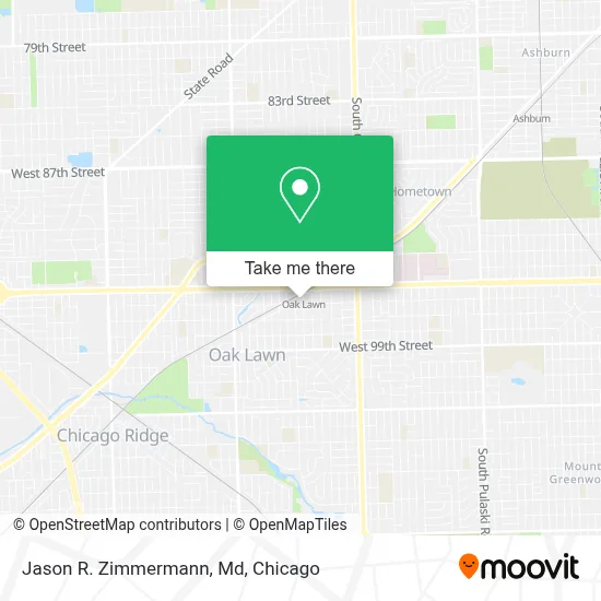Jason R. Zimmermann, Md map