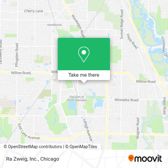 Ra Zweig, Inc. map