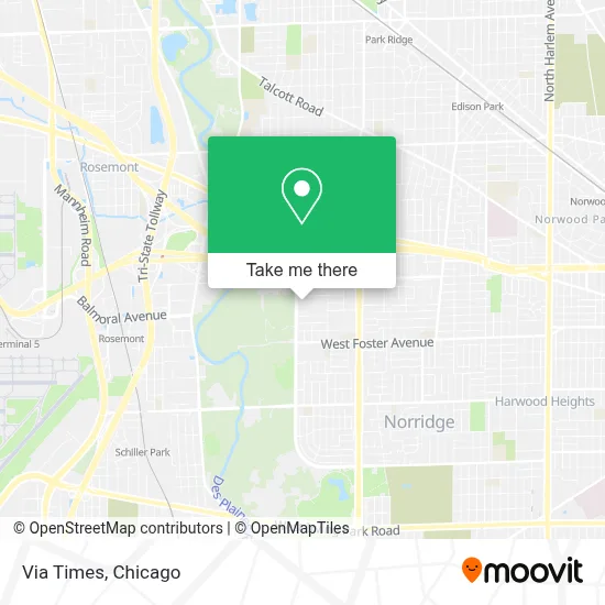 Via Times map