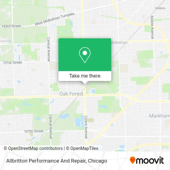 Allbritton Performance And Repair map