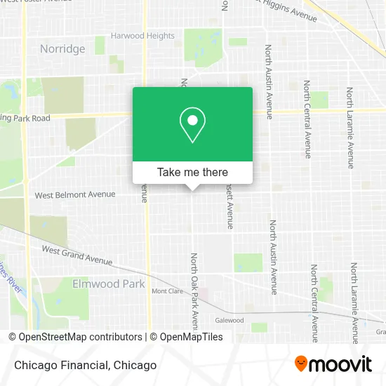 Chicago Financial map