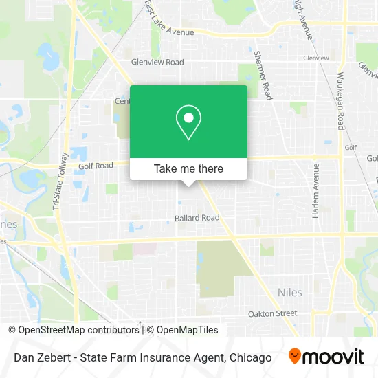 Dan Zebert - State Farm Insurance Agent map