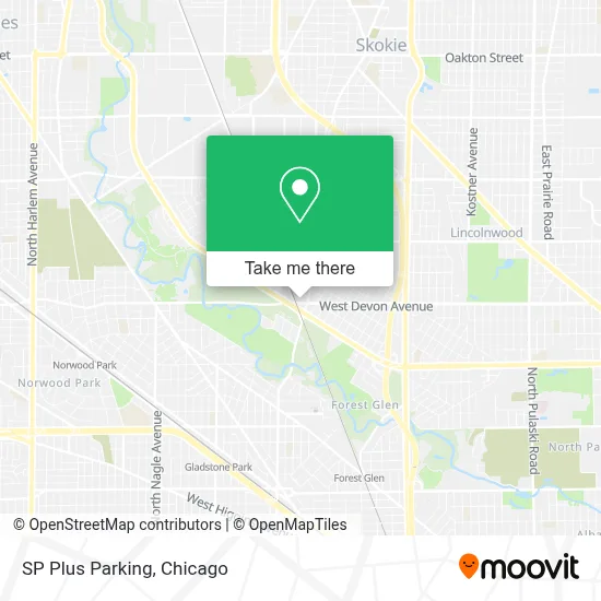SP Plus Parking map