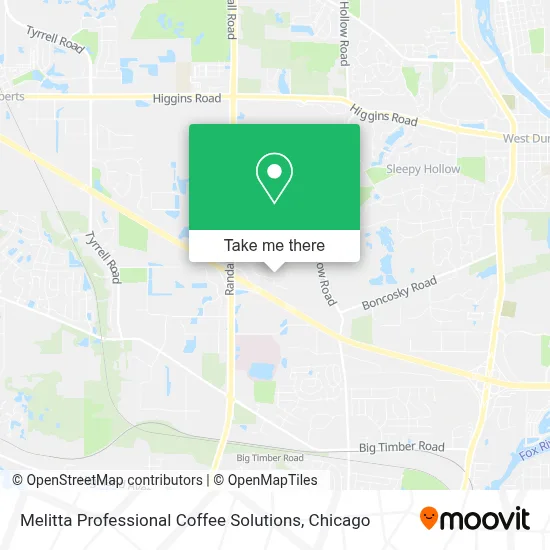 Melitta Professional Coffee Solutions map