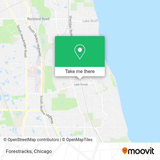 Forestracks map