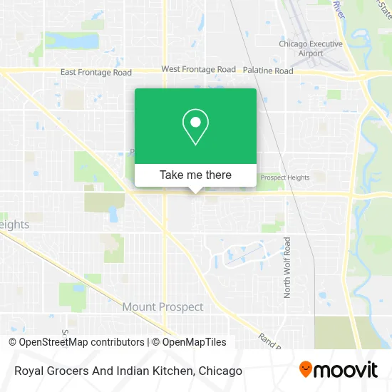 Royal Grocers And Indian Kitchen map