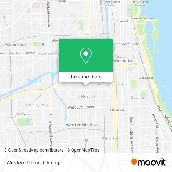 Western Union map
