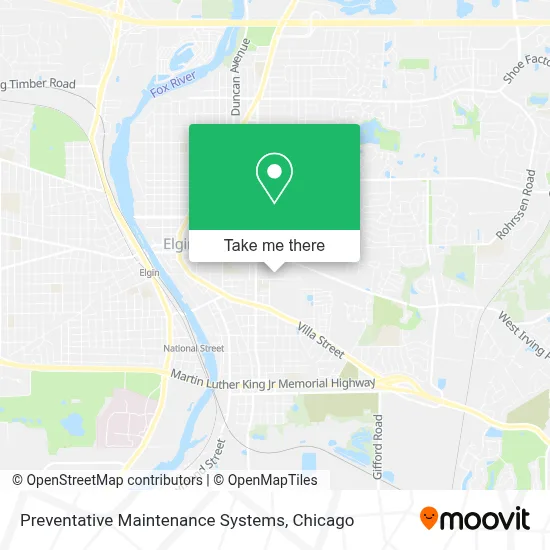 Preventative Maintenance Systems map