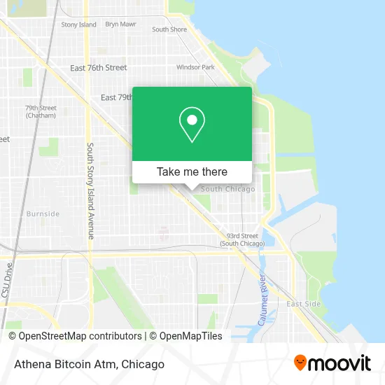 Athena Bitcoin Atm map