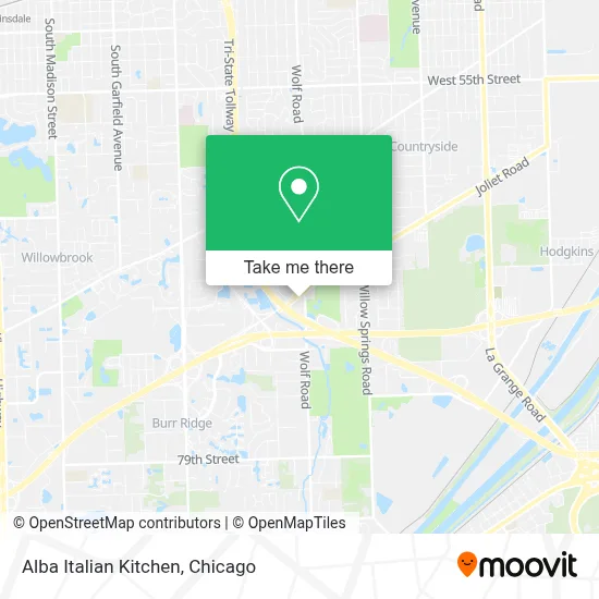 Alba Italian Kitchen map