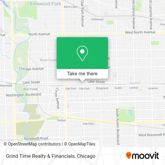 Grind Time Realty & Financials map
