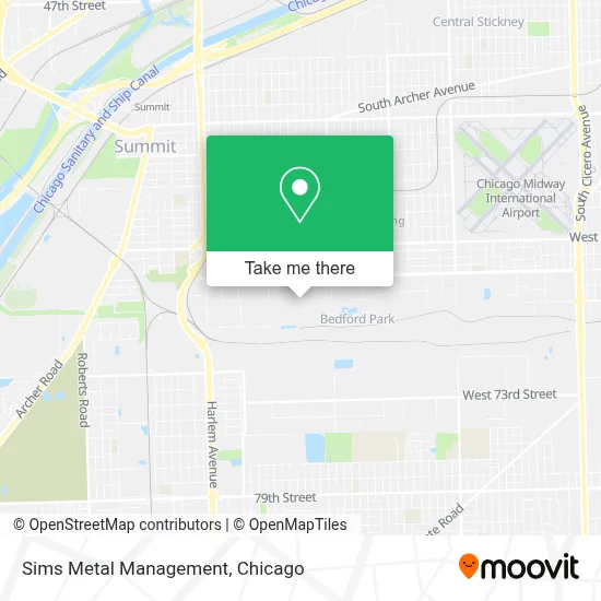 Sims Metal Management map