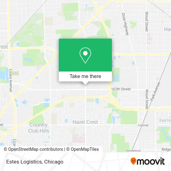 Estes Logistics map
