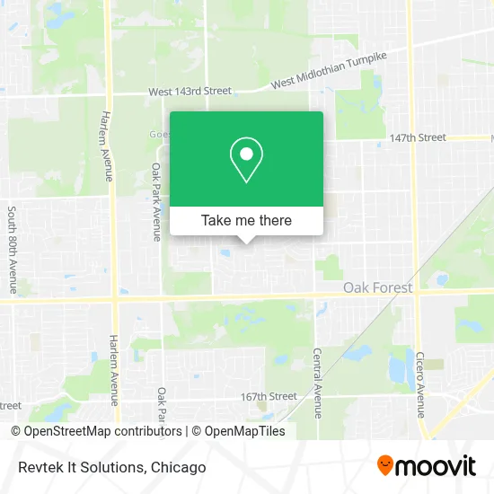 Revtek It Solutions map