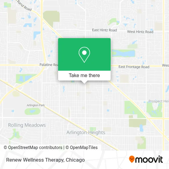 Renew Wellness Therapy map