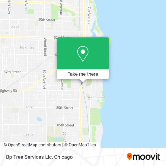 Bp Tree Services Llc map