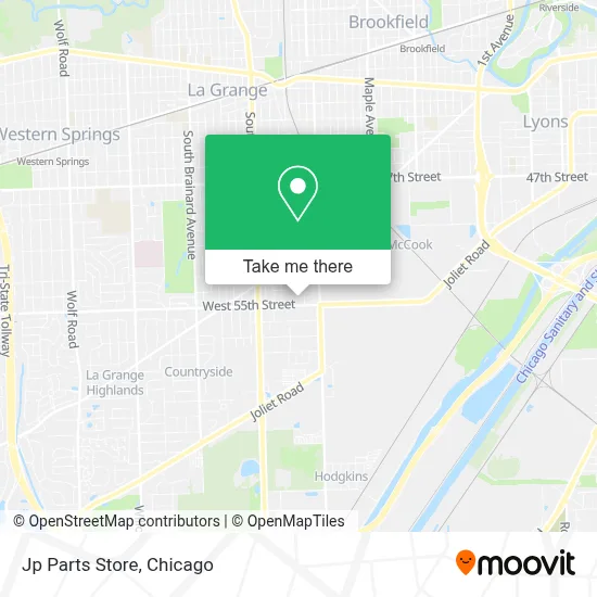 Jp Parts Store map