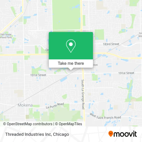 Threaded Industries Inc map