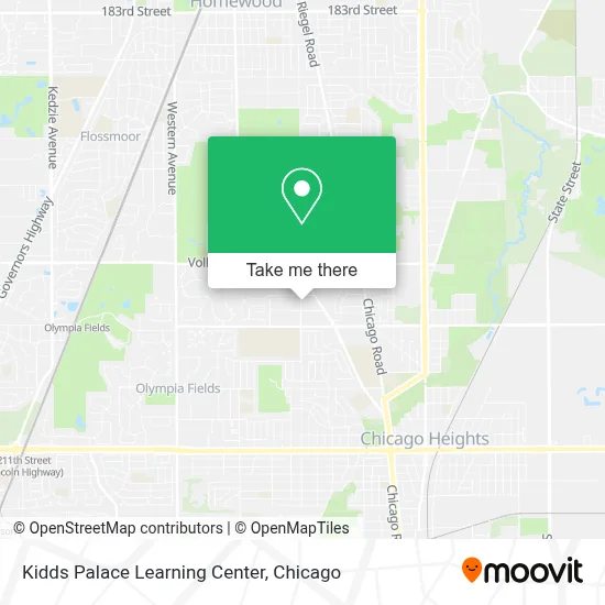 Kidds Palace Learning Center map