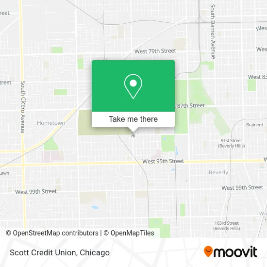 Scott Credit Union map