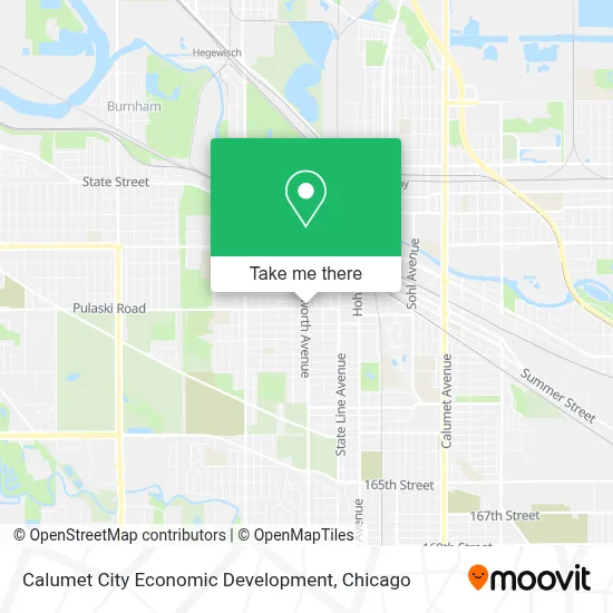 Calumet City Economic Development map