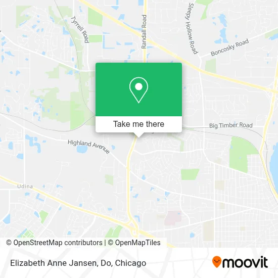 Elizabeth Anne Jansen, Do map