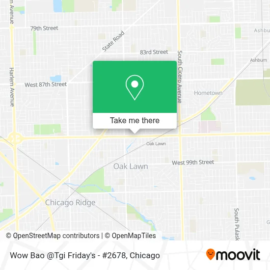 Wow Bao @Tgi Friday's - #2678 map