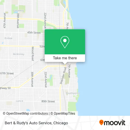 Bert & Rudy's Auto Service map