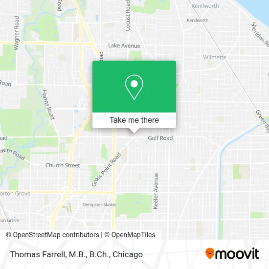 Thomas Farrell, M.B., B.Ch. map
