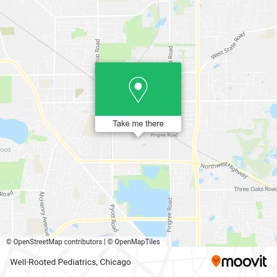 Well-Rooted Pediatrics map