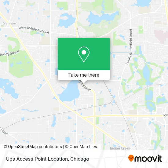 Ups Access Point Location map