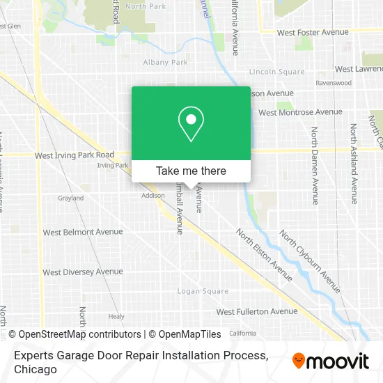 Experts Garage Door Repair Installation Process map
