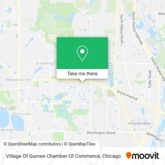 Village Of Gurnee Chamber Of Commerce map