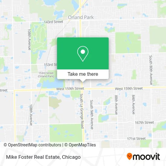 Mike Foster Real Estate map