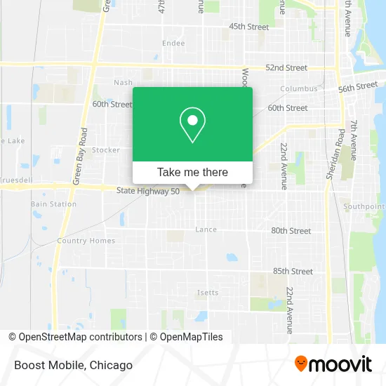 Boost Mobile map