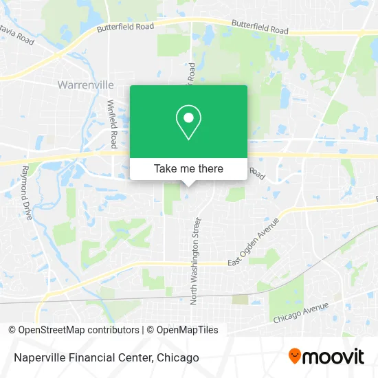 Naperville Financial Center map