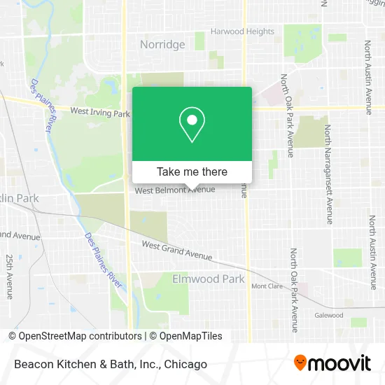 Beacon Kitchen & Bath, Inc. map