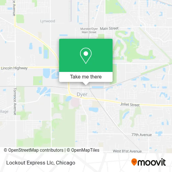 Lockout Express Llc map