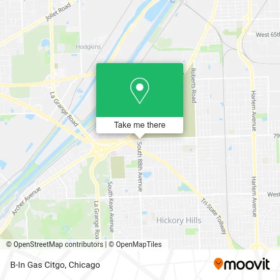 B-In Gas Citgo map