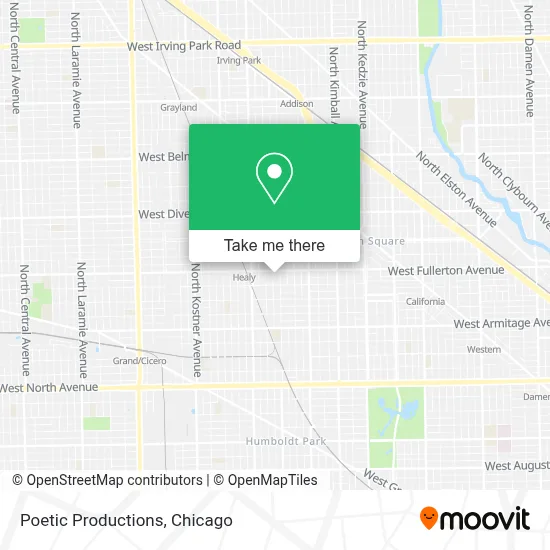 Poetic Productions map