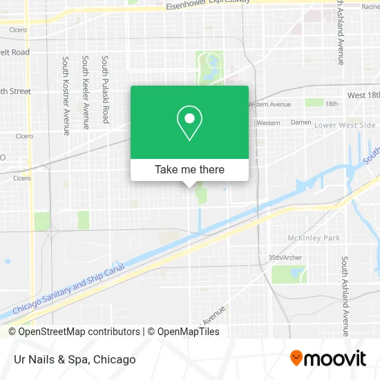 Ur Nails & Spa map