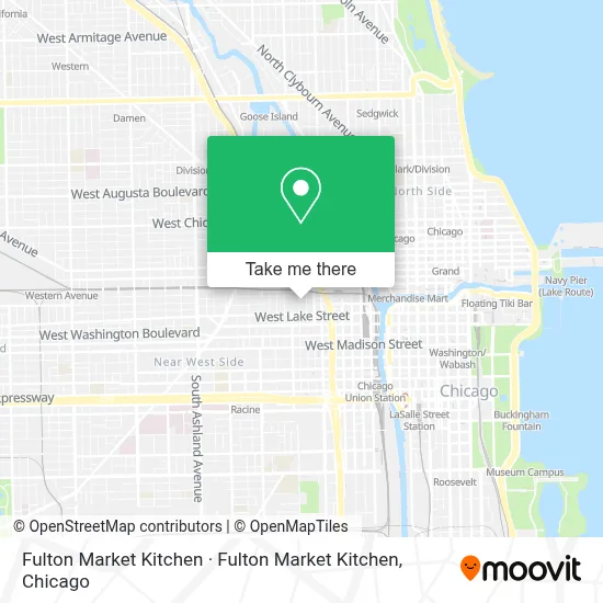 Fulton Market Kitchen · Fulton Market Kitchen map
