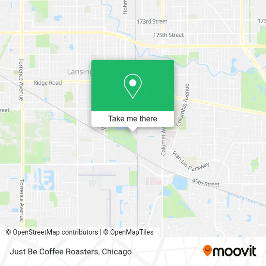 Just Be Coffee Roasters map