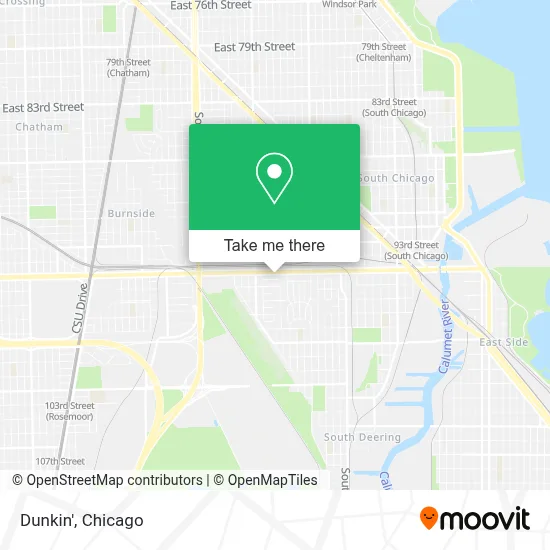 Dunkin' map