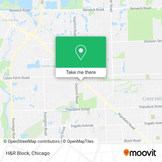 H&R Block map