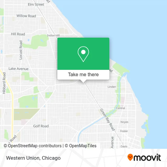 Western Union map