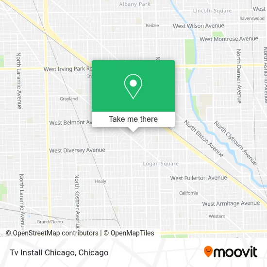 Tv Install Chicago map