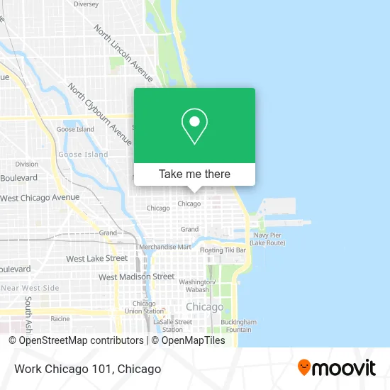 Work Chicago 101 map